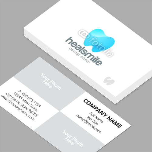 visiting card design for dentist